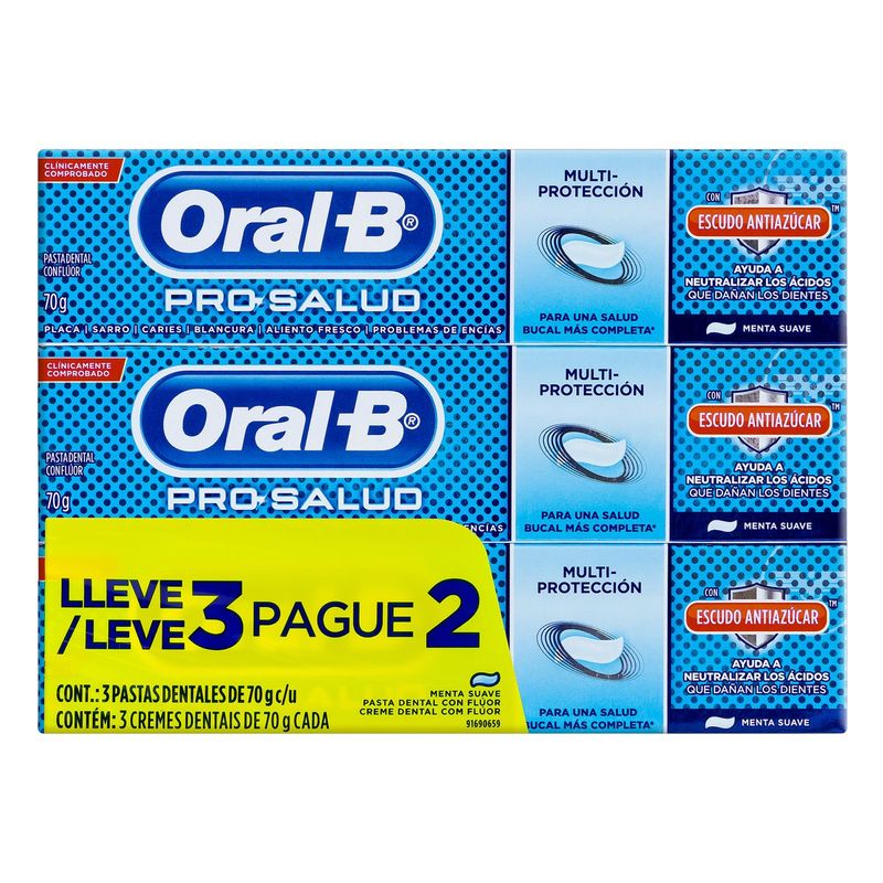 Pack-Creme-Dental-Menta-Suave-Pro-Saude-Escudo-Anti-Acucar-Oral-B-70g-Cada-Leve-3-Pague-2-Unidades
