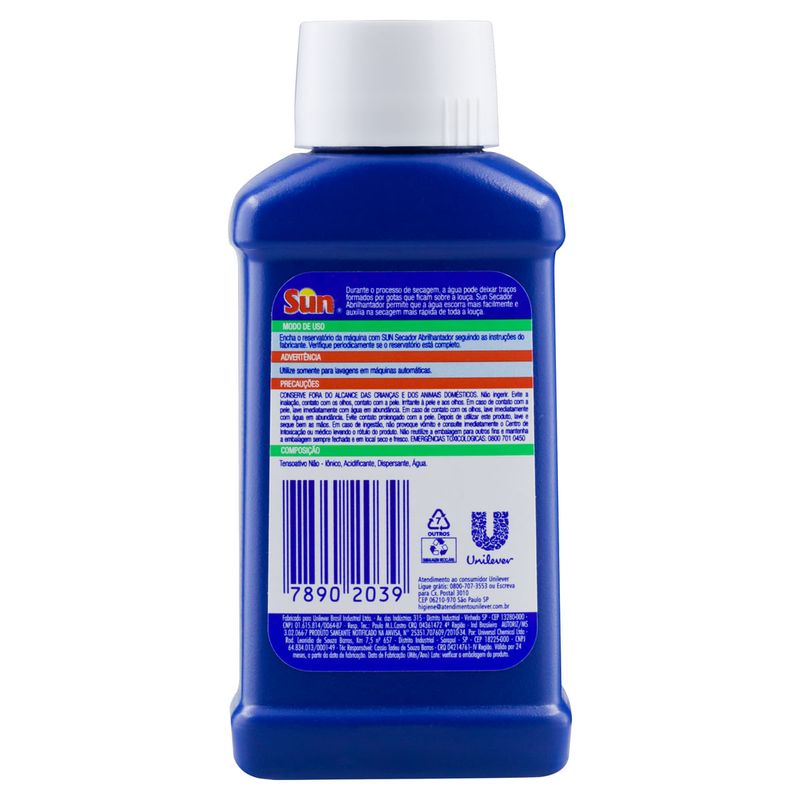 Secador-Abrilhantador-para-Maquina-de-Lavar-Loucas-Sun-Frasco-100ml