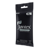 Preservativo Jontex  XL Lubrificado Pacote 6 Unidades