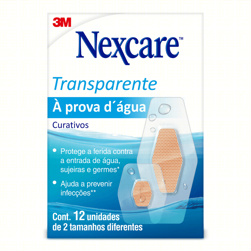 Curativo-a-Prova-d-Agua-Nexcare-3M-com-12-unidades