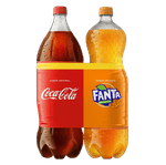 Kit-Refrigerante-Coca-Cola---Fanta-Laranja-Garrafa-2L-Cada