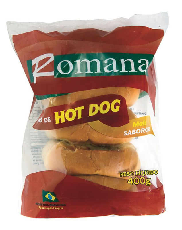 Pao-Hot-Dog-Romana-Pacote-400g