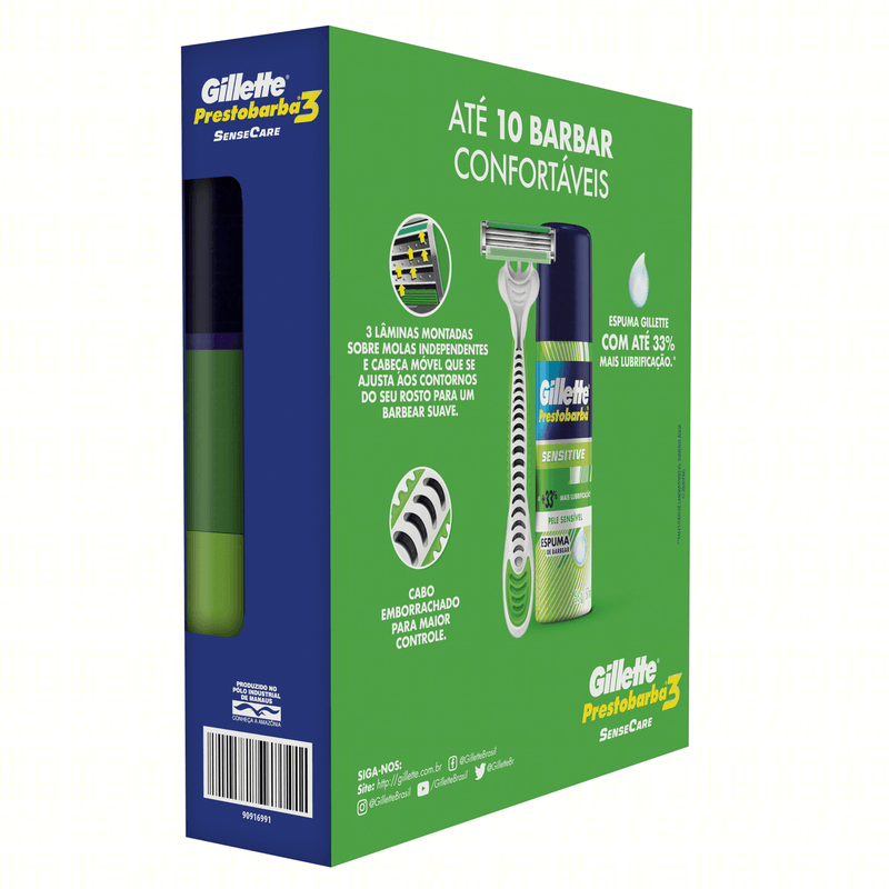 Kit-4-Aparelhos-Descartaveis-para-Barbear-Gillette-Prestobarba3-SenseCare---1-Espuma-de-Barbear-56g