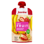 Pure-de-Frutas-Banana-e-Morango-sem-Acucar-Jasmine-Sou-Fruit-Squeeze-100g
