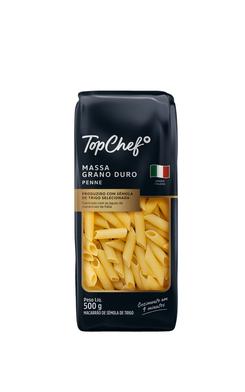 Massa-Grano-Duro-Penne-Top-Chef-500g