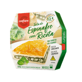 Torta de Espinafre com Ricota Congelada Confiare Caixa 500g