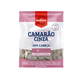 Camarão Cinza sem Cabeça Congelado Confiare Pacote 200g