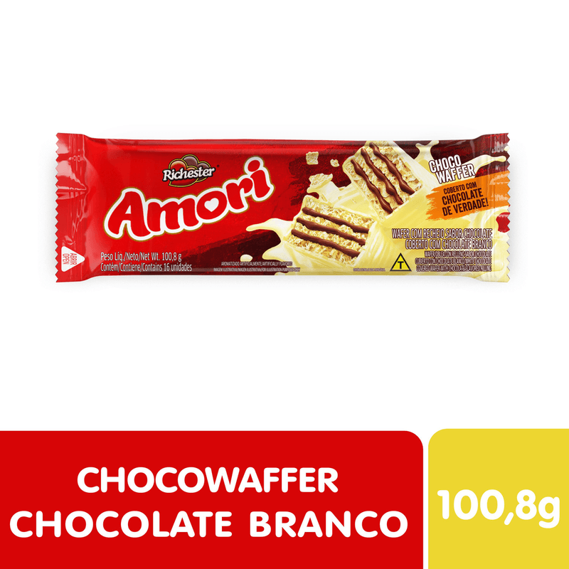 Wafer-Recheado-com-Cobertura-Chocolate-Branco-ChocoWafer-Amori-Pacote-1008g-com-16-Unidades