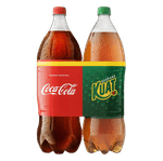 Kit-Refrigerante-Coca-Cola-Original---Guarana-Kuat-Garrafa-2l-Cada