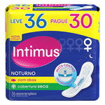 Absorvente-com-Abas-Cobertura-Seca-Noturno-Intimus-Pacote-36-Unidades-Leve-36-Pague-30