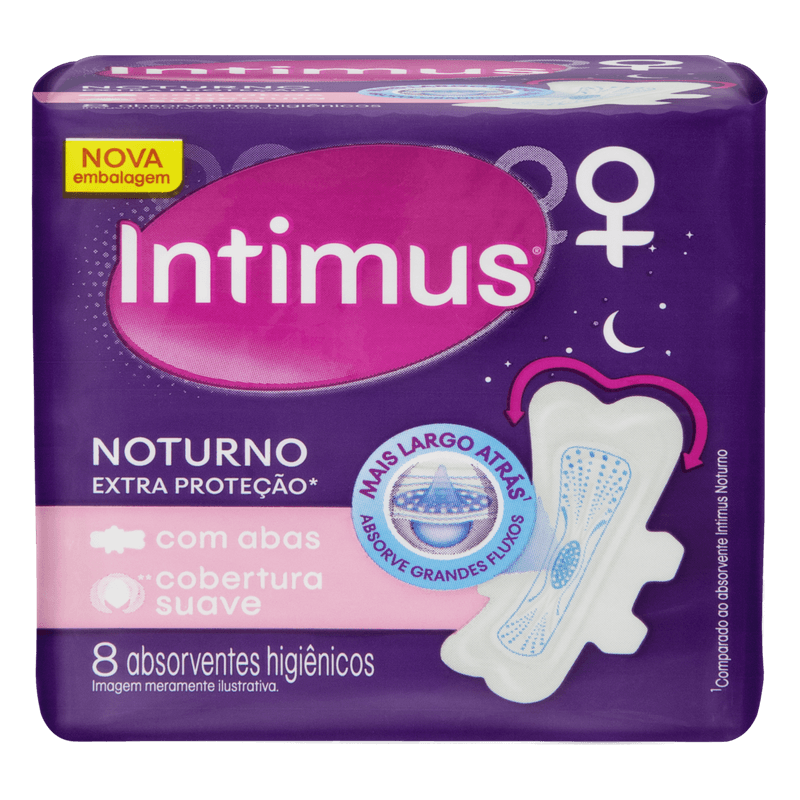 Absorvente-com-Abas-Suave-Extra-Protecao-Noturno-Intimus-Pacote-8-Unidades