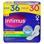 Absorvente-com-Abas-Cobertura-Seca-Noturno-Intimus-Pacote-36-Unidades-Leve-36-Pague-30