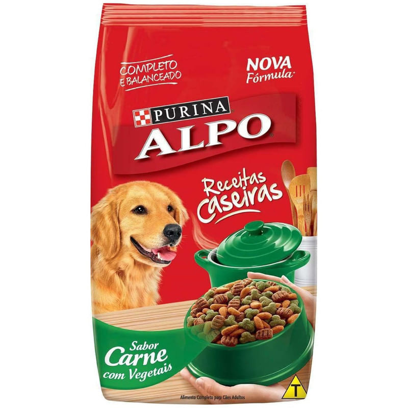 Alimento-para-Caes-Adultos-Sabor-Carne-com-Vegetais-Receitas-Caseiras-Alpo-Purina-Pacote-1kg