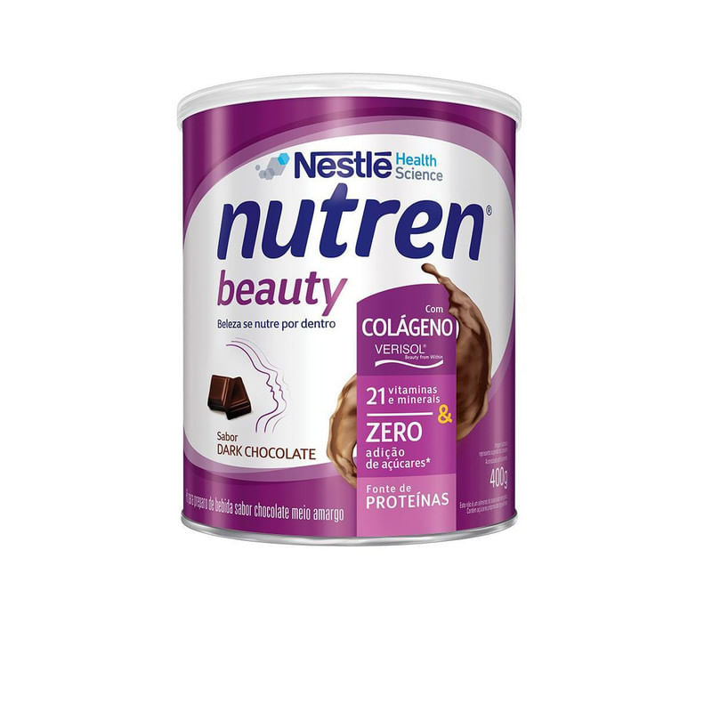 Po-para-Preparo-de-Bebida-com-Colageno-Dark-Chocolate-Nutren-Beauty-Nestle-Lata-400g