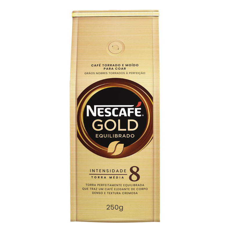 Cafe-Torrado-e-Moido-Equilibrado-Nescafe-Gold-Pacote-250g