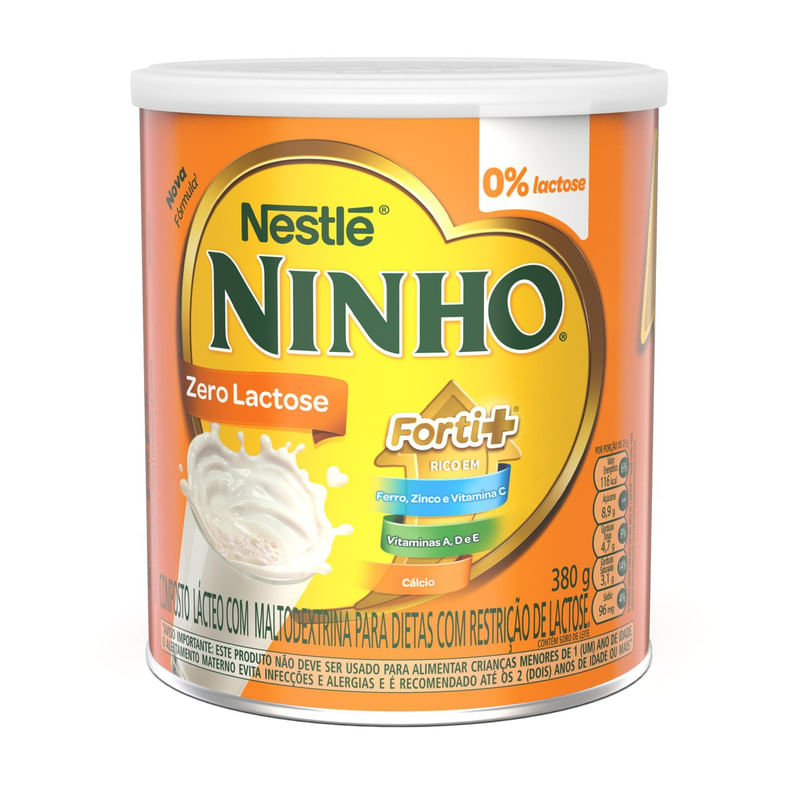 Composto-Lacteo-Zero-Lactose-Nestle-Lata-Ninho-Nestle-Lata-Forti--Nestle-Lata-380g
