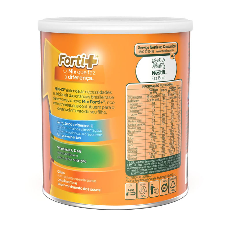 Composto-Lacteo-Zero-Lactose-Nestle-Lata-Ninho-Nestle-Lata-Forti--Nestle-Lata-380g