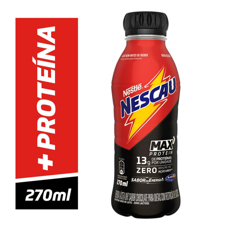 Bebida-Lactea-UHT-Chocolate-Zero-Lactose-Nestle--Nescau-Max-Protein-Caixa270ml