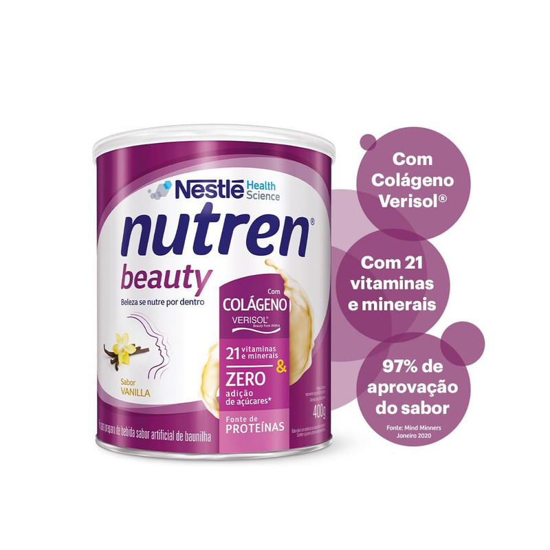 Po-para-Preparo-de-Bebida-com-Vitaminas-e-Minerais-Vanilla-Nutren-Beauty-Pacote-400g