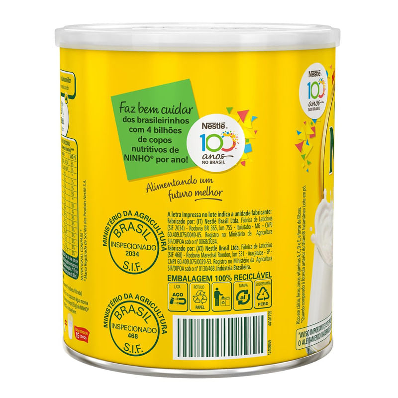 Composto-Lacteo-Ninho-Nestle-Lata-Forti--Nestle-Lata-380g