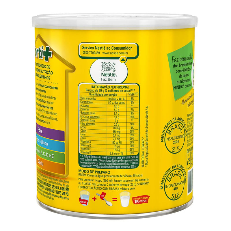 Composto-Lacteo-Ninho-Nestle-Lata-Forti--Nestle-Lata-380g