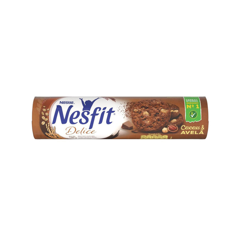 Biscoito-Integral-Cacau---Avela-Delice-Nesfit-Nestle-Pacote-140g