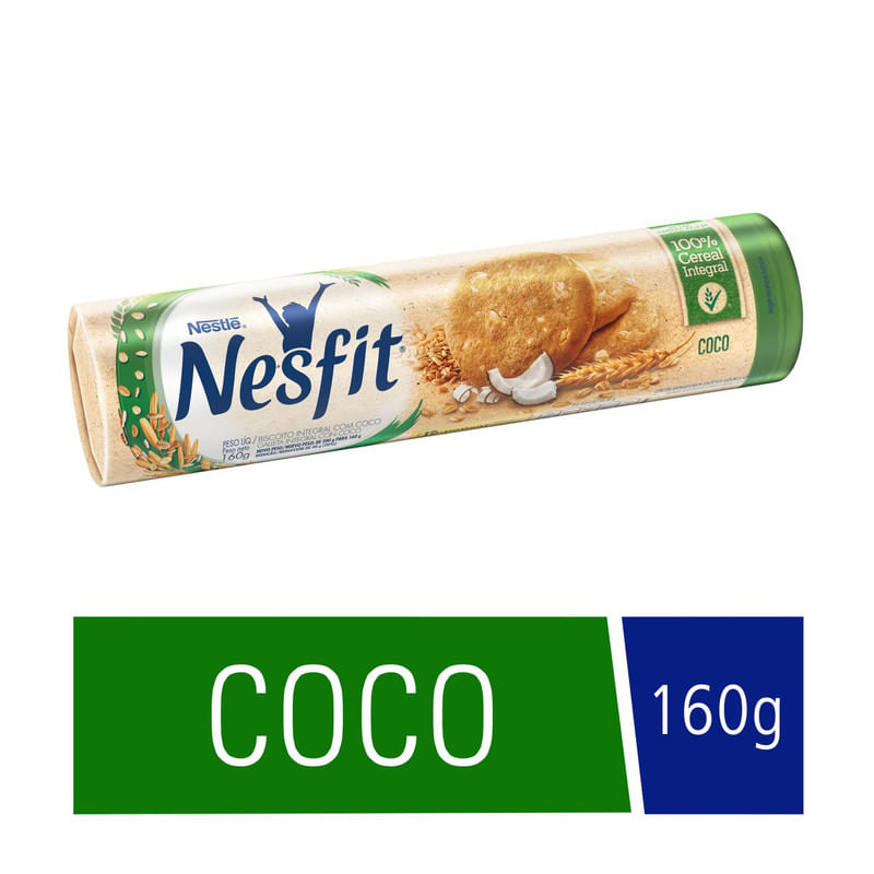 Biscoito-Integral-Coco-Nesfit-Nestle-Pacote-160g