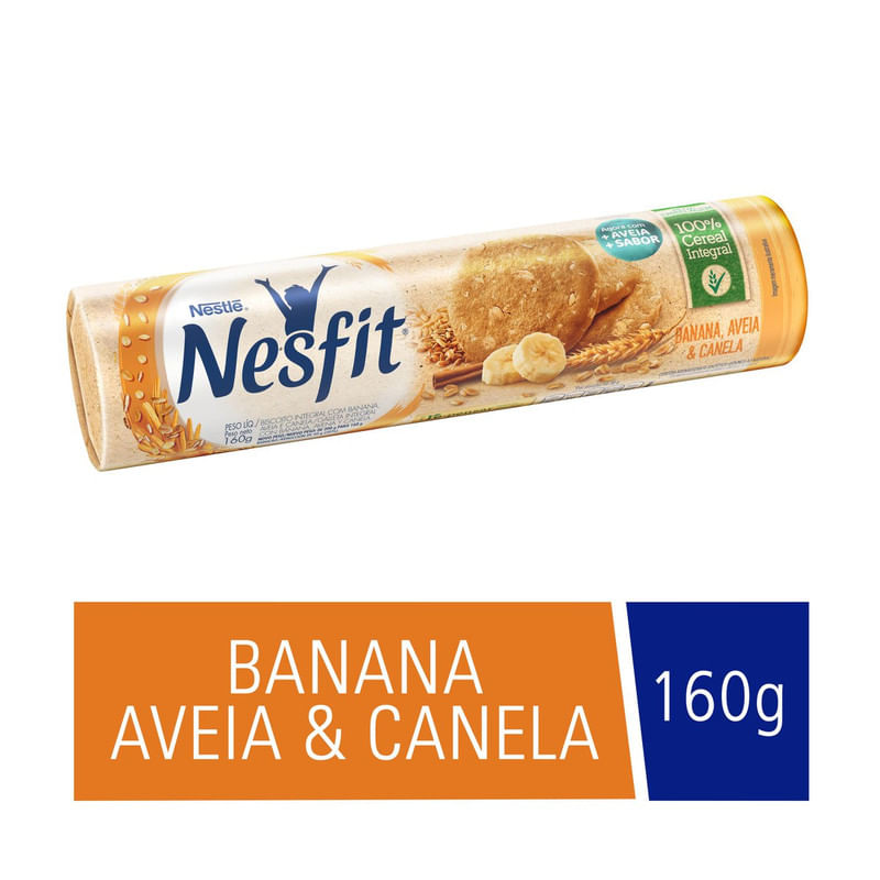 Biscoito-Integral-Banana-Aveia---Canela-Nesfit-Nestle-Pacote-160g
