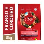 Alimento-para-Caes-Adultos-Racas-Minis-e-Pequenas-Frango-e-Cordeiro-One-Visible-Nutrition-Purina-Pacote-6kg