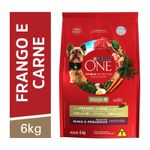 Alimento-para-Caes-Adultos-Racas-Minis-e-Pequenas-Frango-e-Carne-One-Visible-Nutrition-Purina-Pacote-6kg