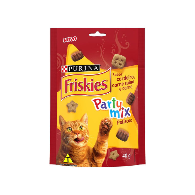 Petisco-de-Cordeiro-Carne-Suina-e-Carne-para-Gatos-Adultos-Party-Mix-Petiscos-Purina-Friskies-Sache-40g