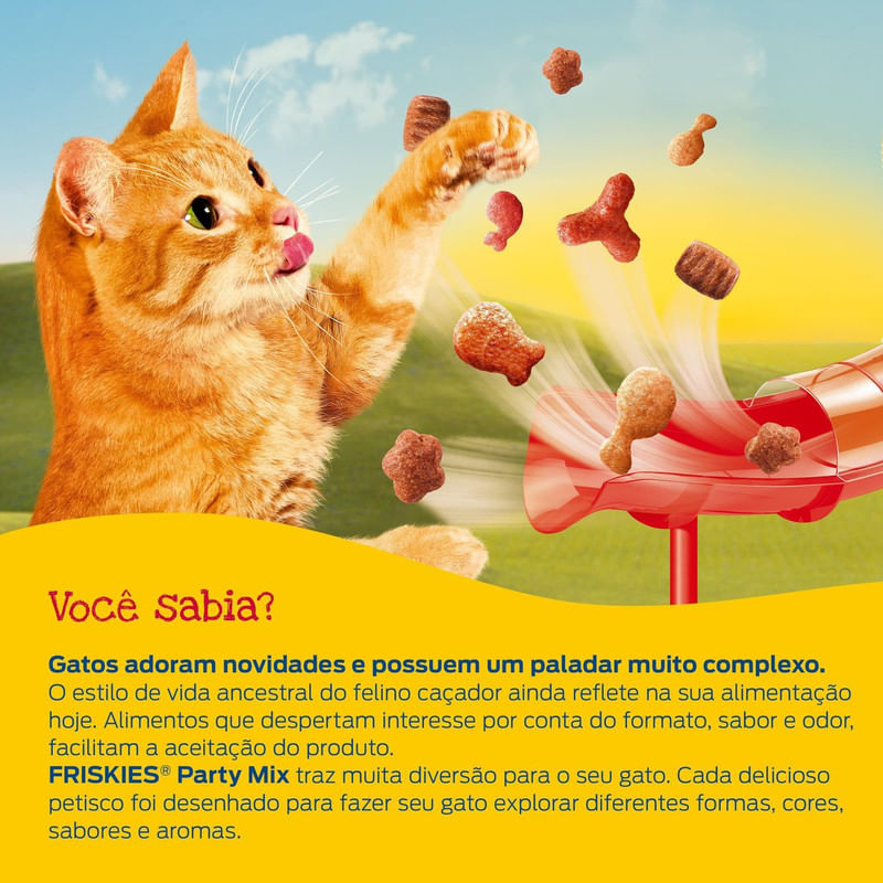 Petisco-de-Cordeiro-Carne-Suina-e-Carne-para-Gatos-Adultos-Party-Mix-Petiscos-Purina-Friskies-Sache-40g