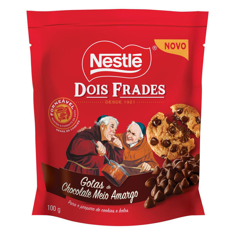 Chocolate-Meio-Amargo-em-Gotas-Nestle-Dois-Frades-Sache-100g