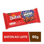 Barra-de-Chocolate-ao-Leite-com-Pastilhas-Coloridas-Smarties---Baton-Garoto-90g