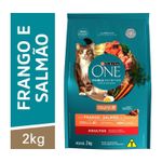 Alimento-para-Gatos-Adultos-Frango-e-Salmao-One-Visible-Nutrition-Purina-Pacote-2kg