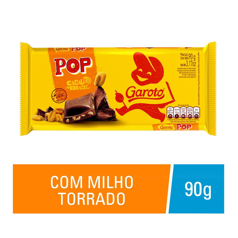 Barra-de-Chocolate-ao-Leite-Pop-Garoto-Cacau-do-Brasil-90g