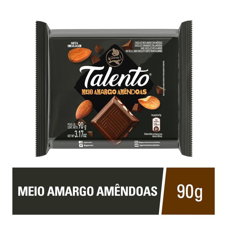 Barra-de-Chocolate-Meio-Amargo-com-Amendoas-Talento-Garoto-90g