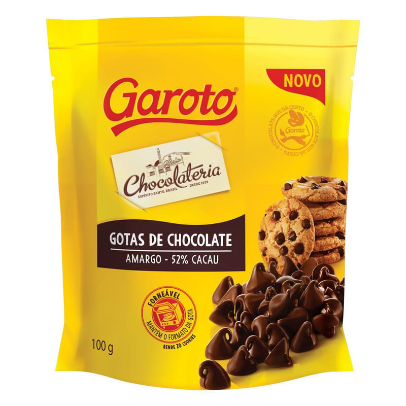 Chocolate-Amargo-em-Gotas-52--Cacau-Garoto-Chocolateria-Sache-100g