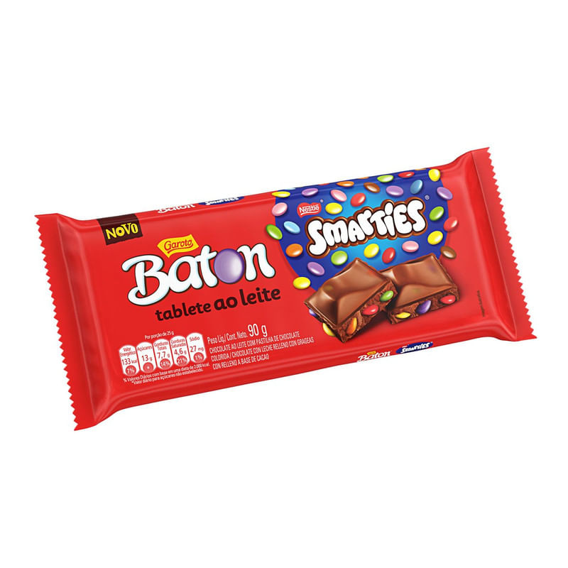 Barra-de-Chocolate-ao-Leite-com-Pastilhas-Coloridas-Smarties---Baton-Garoto-90g