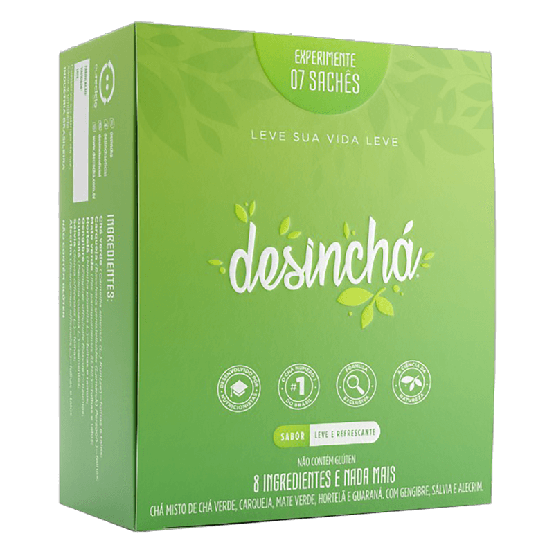 Cha-Misto-Leve-e-Refrescante-8-Ingredientes-Cha-Verde-Carqueja-Mate-Verde-Hortela-e-Guarana-com-Gengibre-Salvia-e-Alecrim-Desincha-Caixa-10g-com-7-Unidades