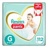 Fralda Descartável Infantil Pants Pampers Premium Care G Pacote 112 Unidades