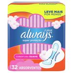 Absorvente-Always-Super-Protecao-Suave-com-abas-32-Unidades