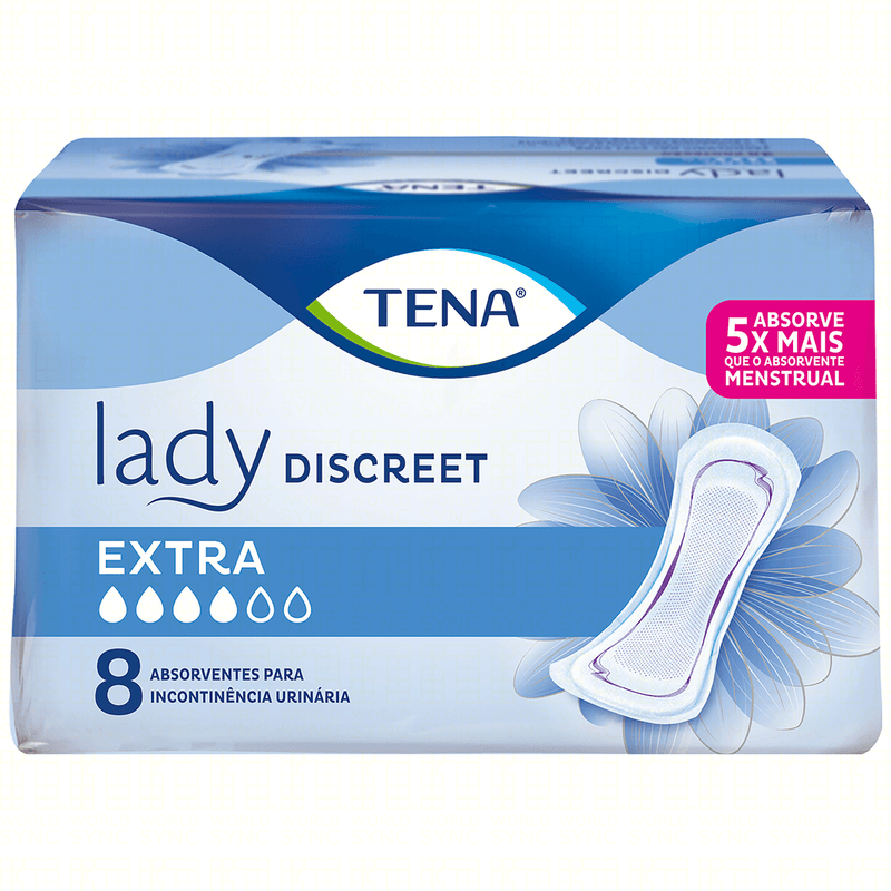 Absorvente-para-Incontinencia-Urinaria-Extra-Lady-Discreet-Tena-Pacote-8-Unidades