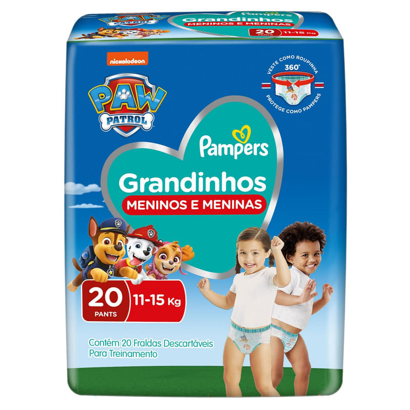 Fralda-Descartavel-Meninos-e-Meninas-Grandinhos-11-15kg-Pampers-Pacote-com-20-Unidades