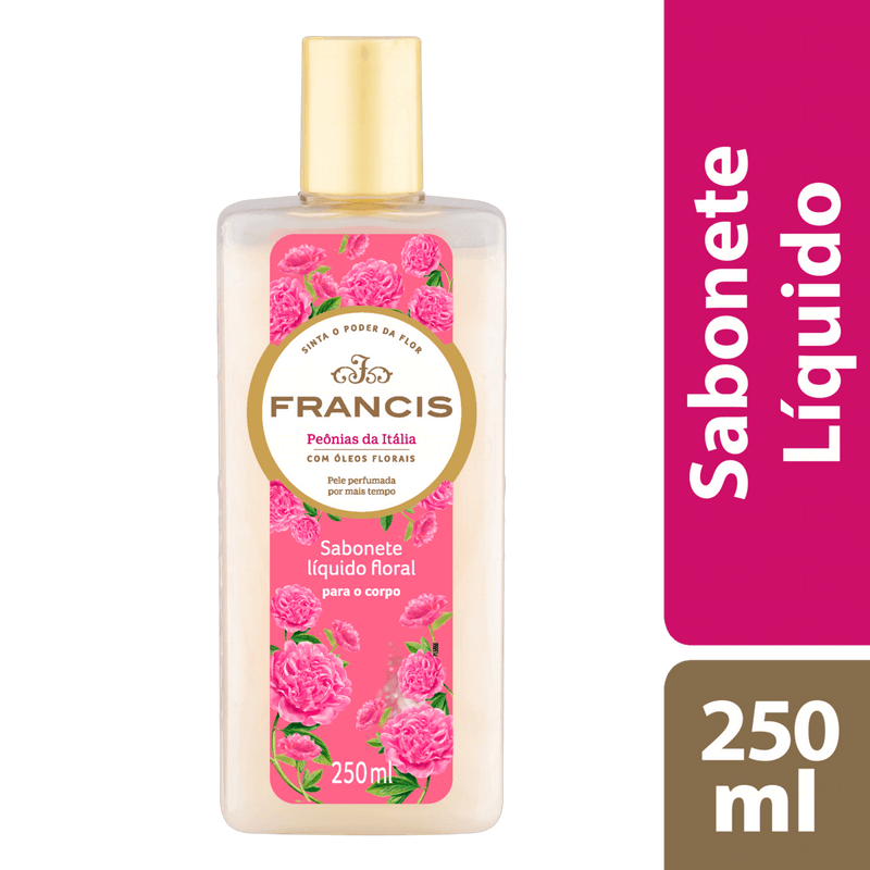 Sabonete-Liquido-Floral-Peonias-da-Italia-Francis-Frasco-250ml