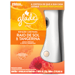 Kit-1-Aparelho---Odorizador-de-Ambiente-Raio-de-Sol---Tangerina-Glade-Refil-269ml