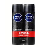 Pack-Antitranspirante-Aerossol-Carvao-Ativado-48h-Nivea-Men-Deep-2-Unidades-150ml-Cada-Leve-Mais-Pague-Menos