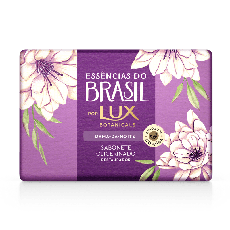 Sabonete-em-Barra-Glicerinado-Dama-da-Noite-Lux-Botanicals-Essencias-do-Brasil-Envoltorio-120g