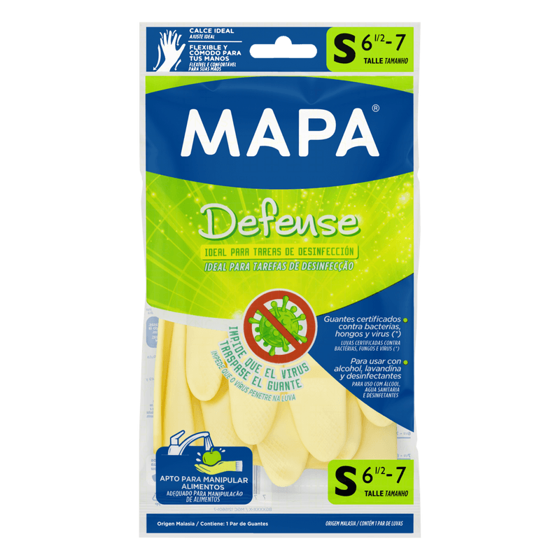 Luva-Multiuso-Amarela-Defense-Mapa-S