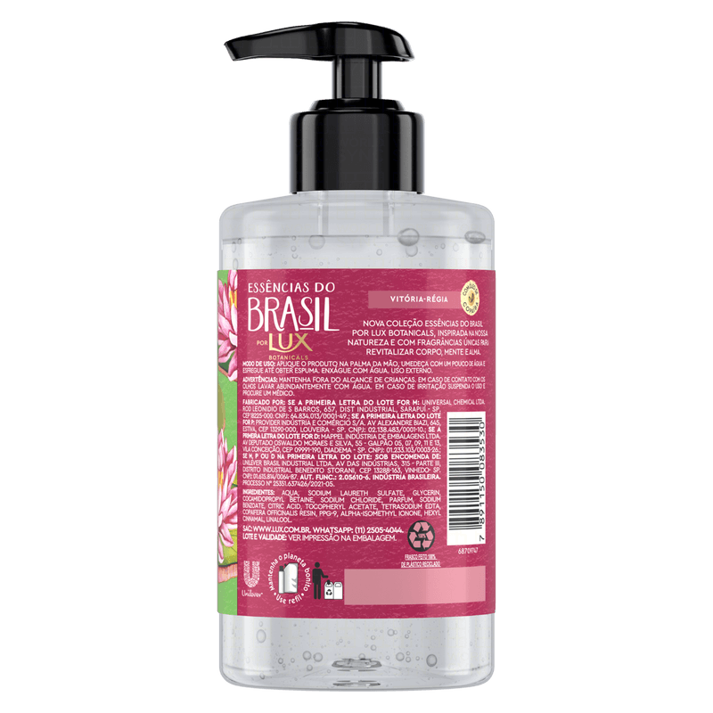 Sabonete-Liquido-Detox-para-as-Maos-Vitoria-Regia-Lux-Botanicals-Essencias-do-Brasil-Frasco-300ml